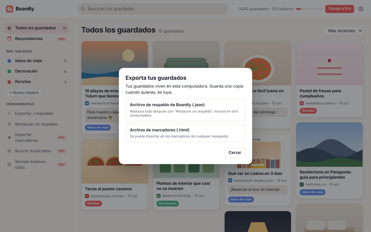 Tus guardados se quedan en tu computadora